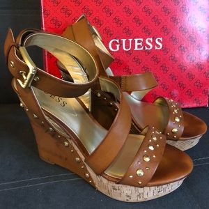 Summer ready studded wedges